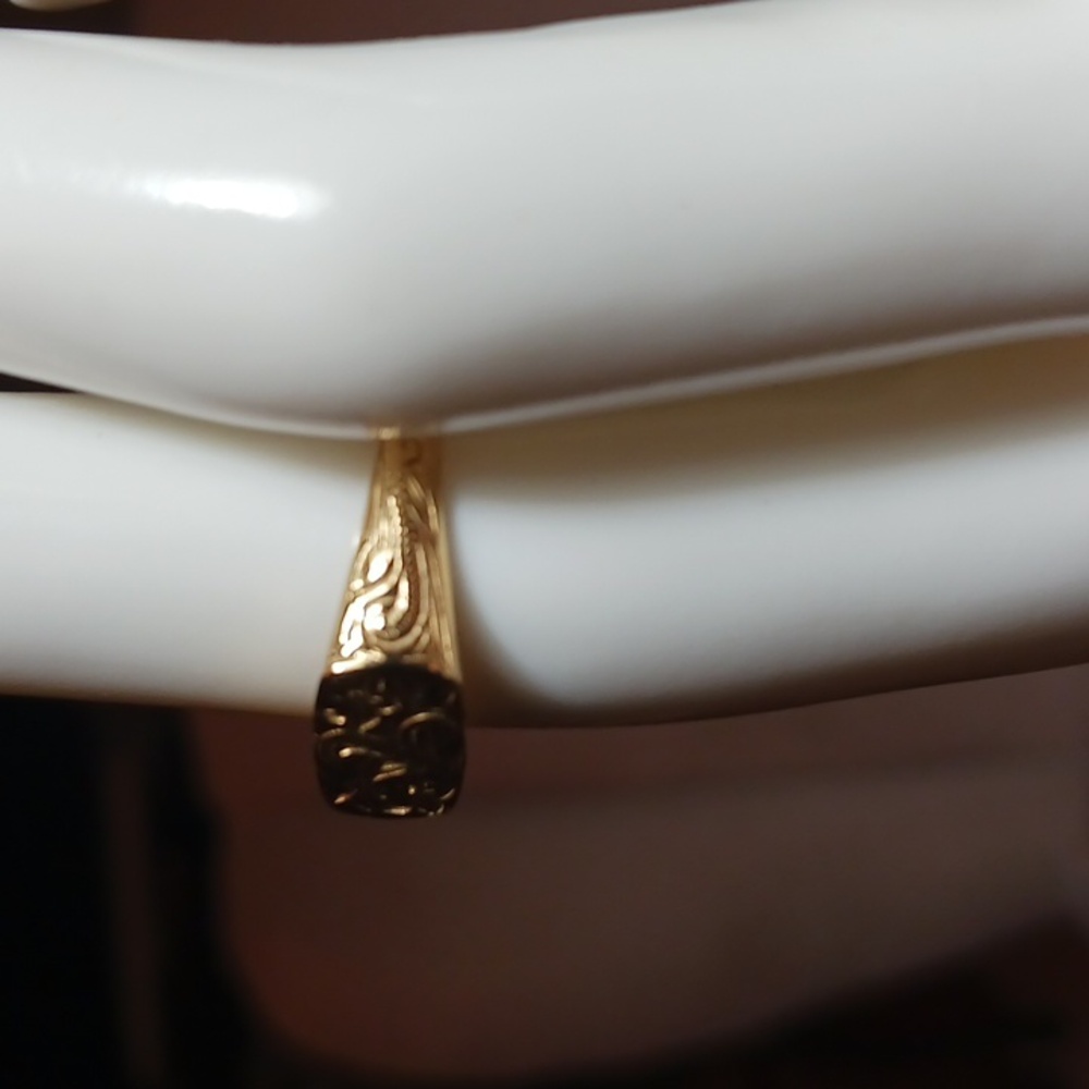 Hey Harper Daphne Gold Tone Ring Size 5 - Picture 3 of 7